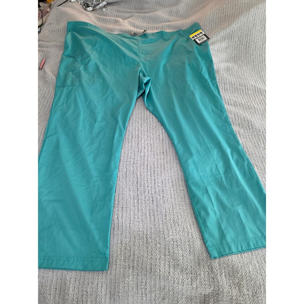 WonderWink WonderWORK Scrub Pants 600X SURG Green 3XL Active Twill Stretch